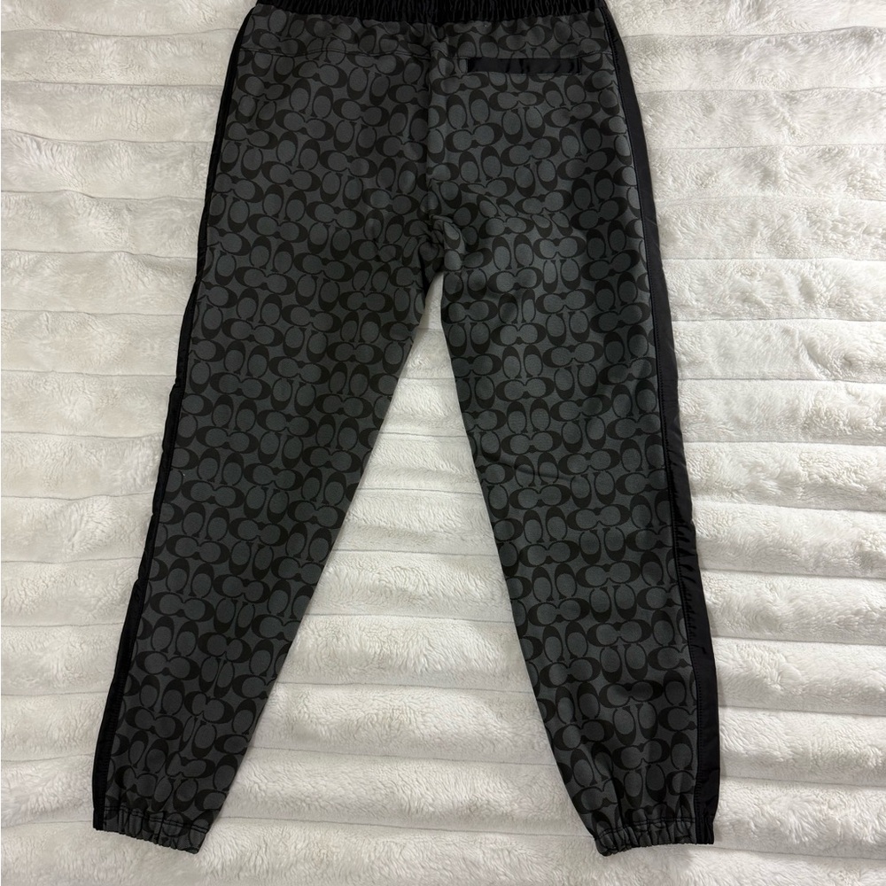 Coach Black Patterned Sweatpants